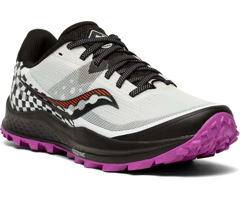 Saucony Peregrine 11 Women's Trail Running Shoes Silver / Purple | Canada 234MQZA